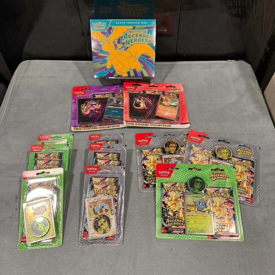 Pokemon TCG ASCENDED HEROES - 2-PACK BLISTERS (SEALED)
