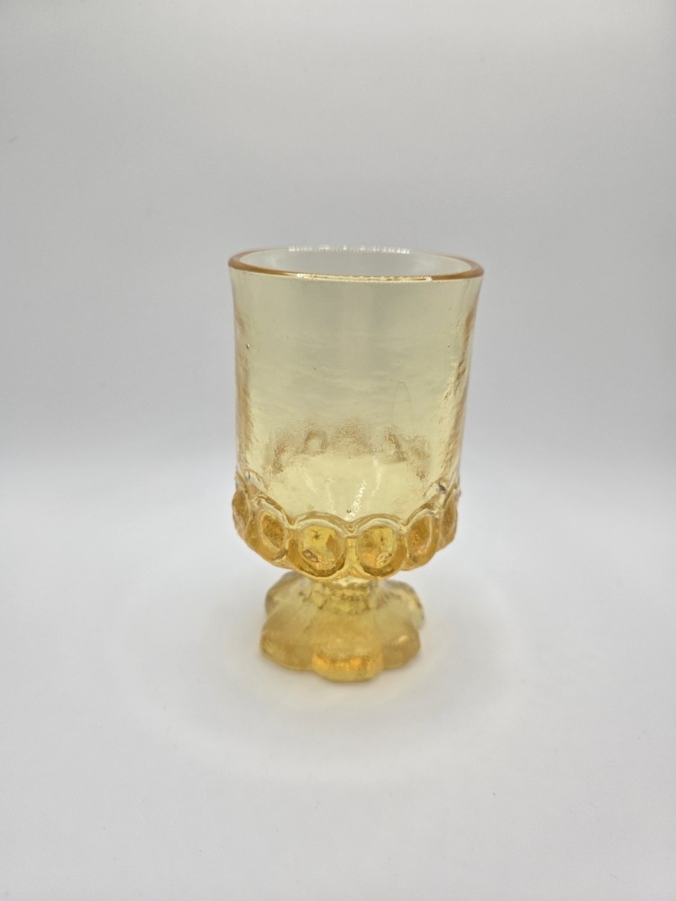 Tiffin Franciscan Crystal Madeira CornSilk Yellow 5.5
