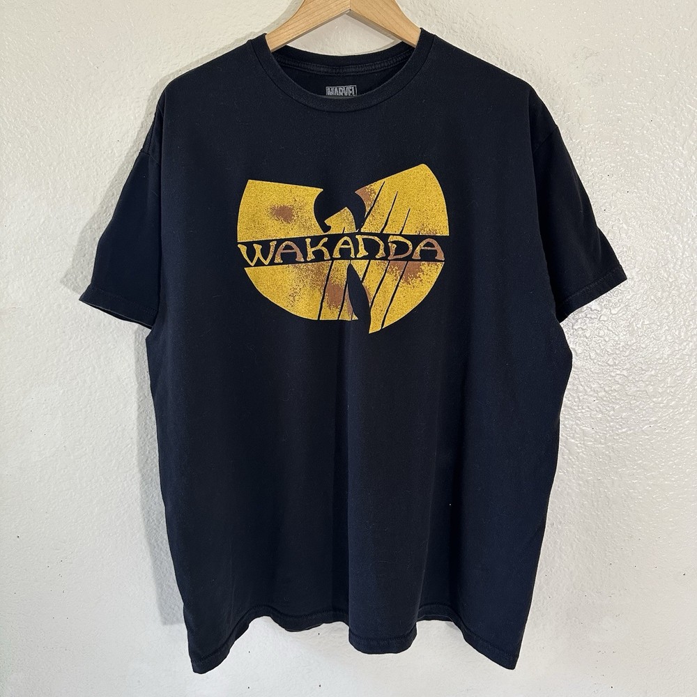 Marvel Black Panther Wu Tang Clan Wakanda T-Shirt Size 2XL