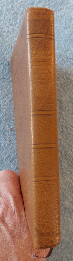 LDS Triple: Book of Mormon, Doctrine & Covenants, Pearl of Great Price. Leather?