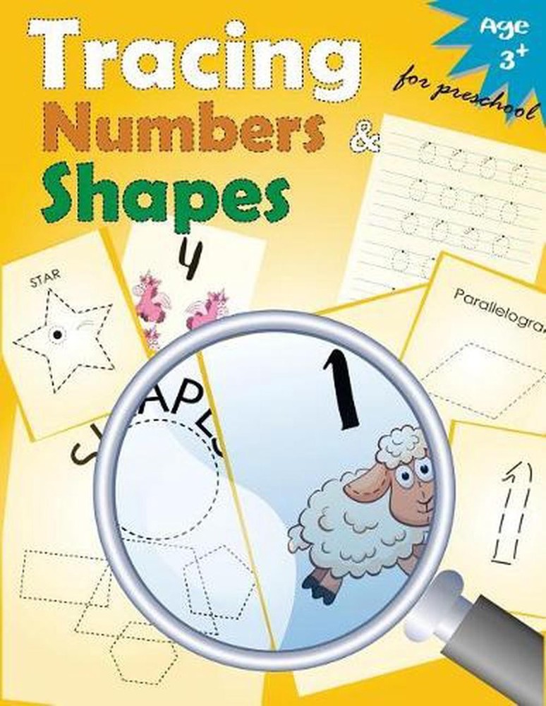 Tracing Numbers & Shapes for Preschool: Kindergarten Tracing Workbook by Letter