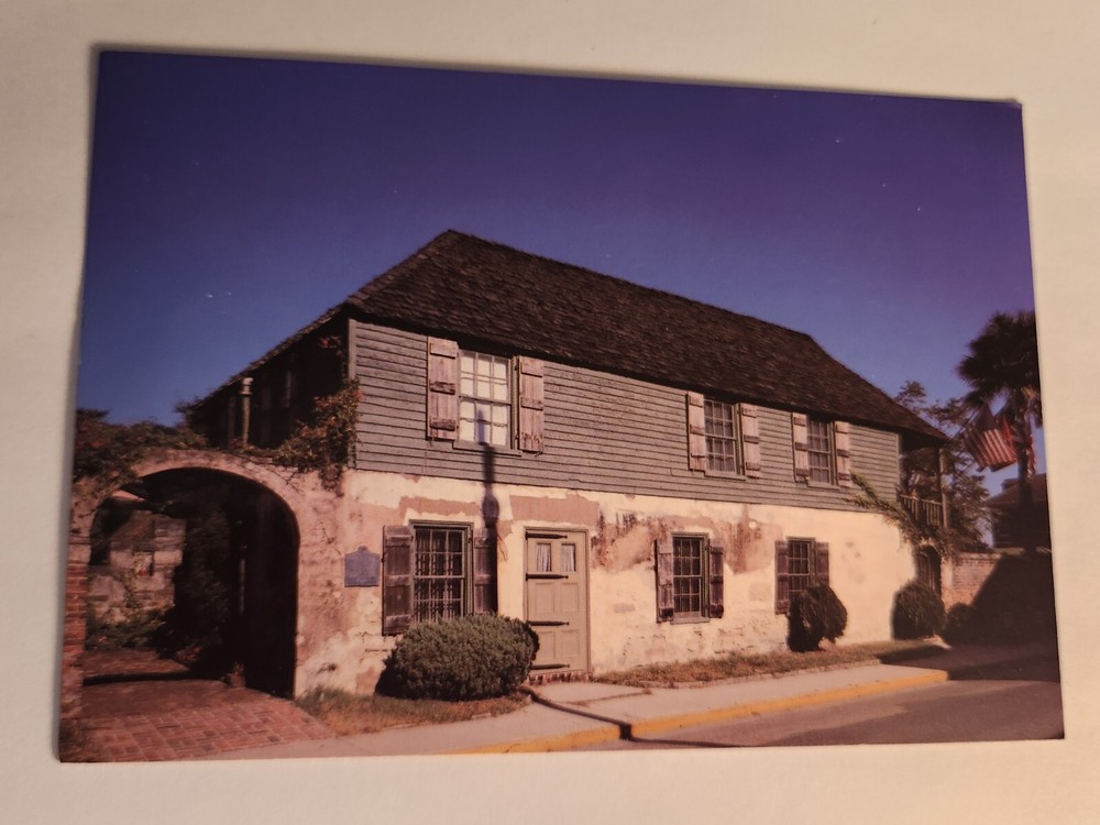 NOS ST AUGUSTINE FLORIDA Oldest House Vtg Postcard Unposted NEW