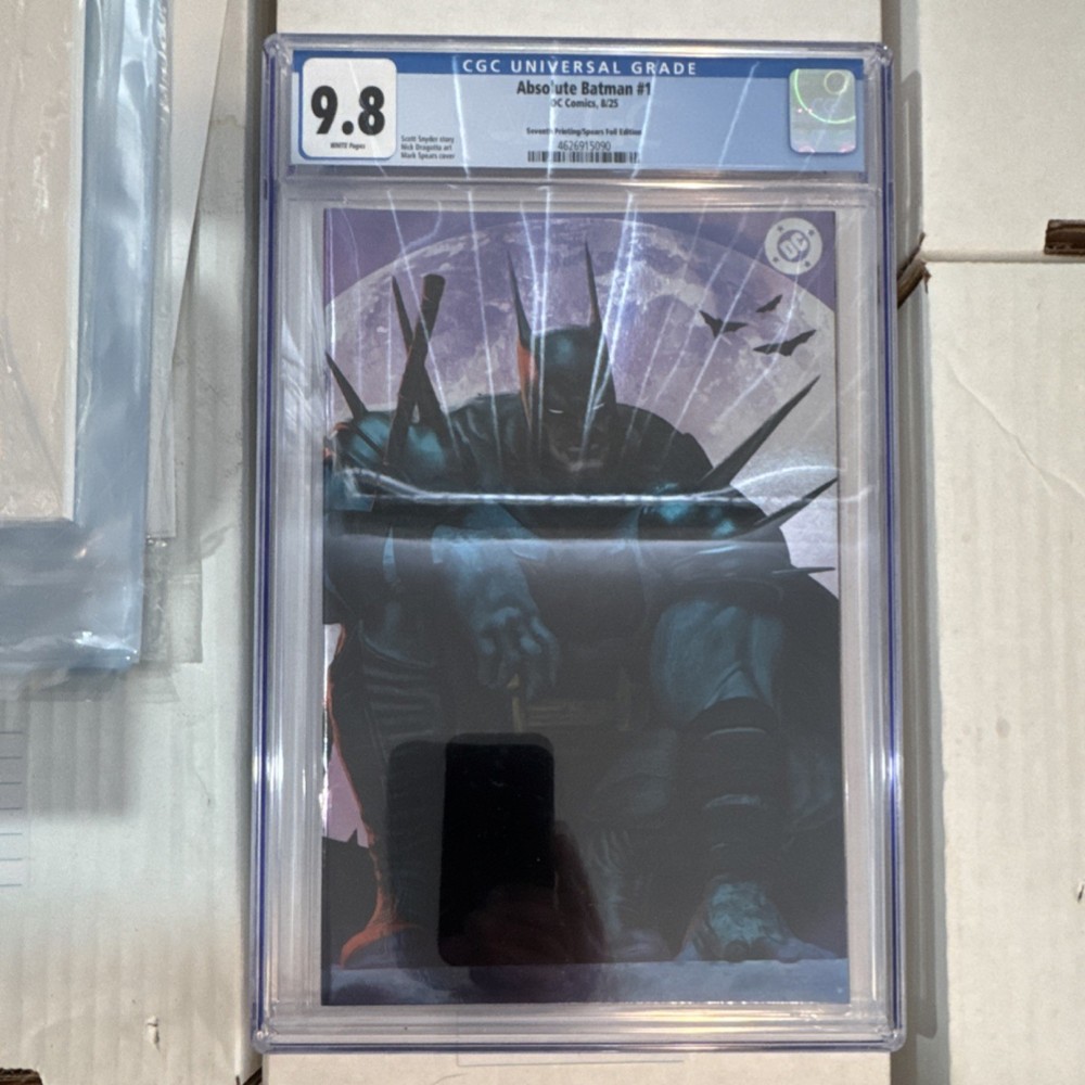 DC Comics Absolute Batman #1 Seventh Printing Mark Spears Foil Variant CGC 9.8