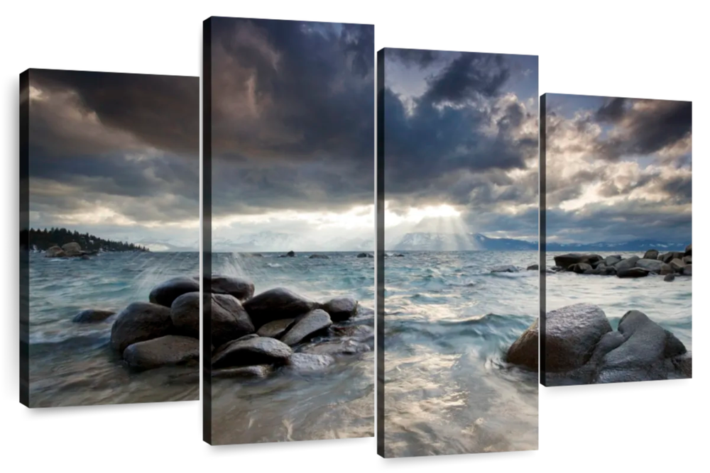 Sunlit Lake Tahoe Wall Art