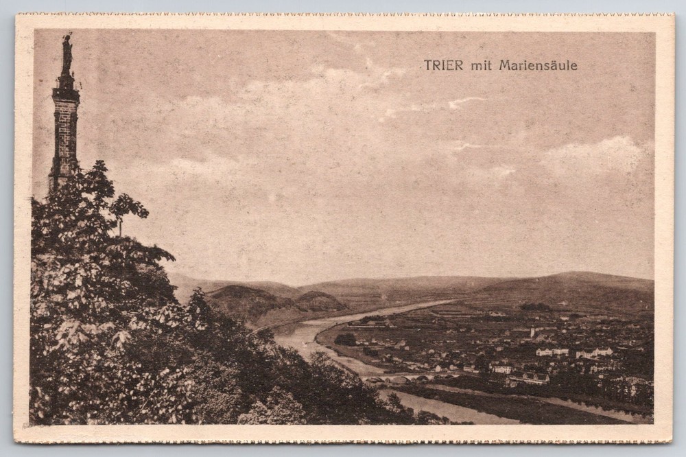 GERMANY - TRIER - With Mariensaule postcard