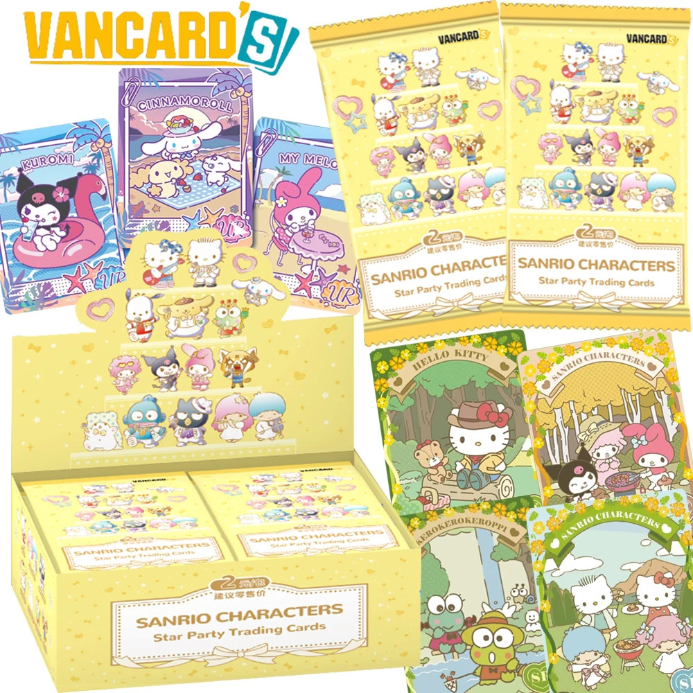 Sanrio Trading Card Game Booster Box Anime Collectible New Sealed CCG TCG