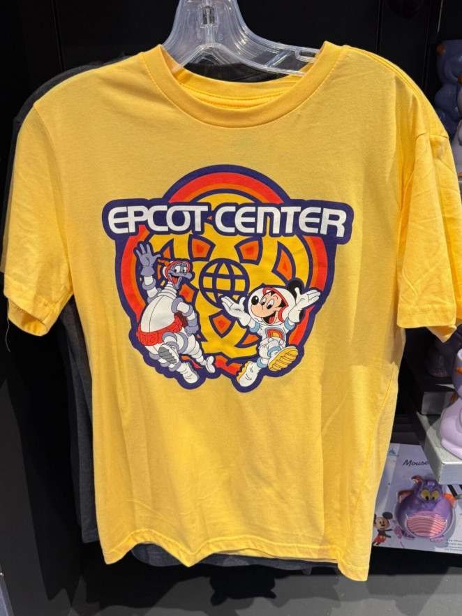 2026 Disney Parks Epcot Center Astronaut Figment & Mickey T-Shirt