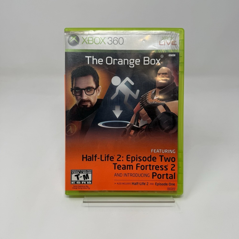 The Orange Box Xbox 360 (Microsoft Xbox 360, 2007) CIB Tested Complete Working