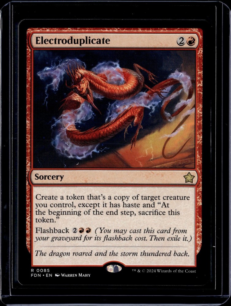 Electroduplicate - 85 - FDN - NM - MTG Magic the Gathering