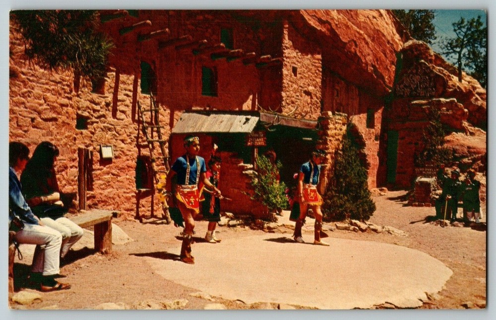 Manitou Cliff Dwellings Manitou Springs Colorado Vtg Postcard