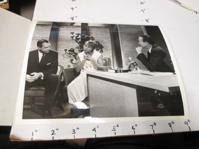 1960s NBC Tonight Show promo photo Jack Paar Genevieve and Hugh Downs