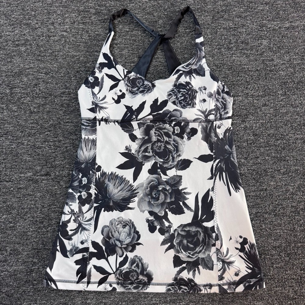 Lululemon Push Ur Limits Tank Brisk Bloom Floral Top - Womens Sz S/M