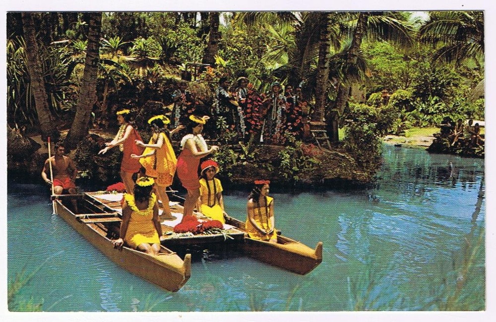 Postcard Polynesian Cultural Center Laie Oahu Hawaii