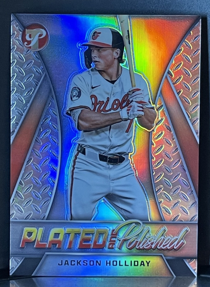 2025 Topps Pristine Jackson Holliday Plated & Polished Refractor #PP-34 Orioles