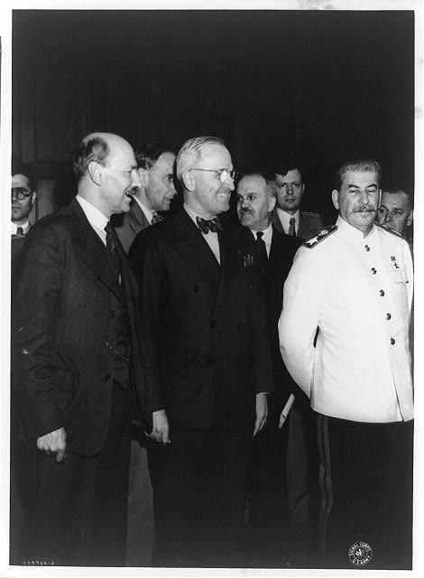 Photo:Potsdam Germany 1945 Attlee Truman Stalin Molotov Potsdam Conference