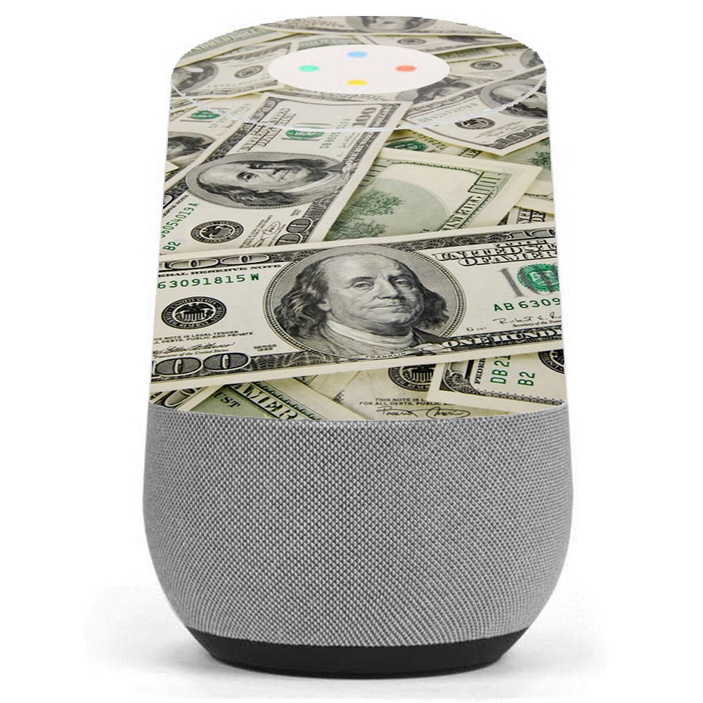 Skin Decal Vinyl Wrap for Google Home stickers skins cover/ Cash Money, Benjami