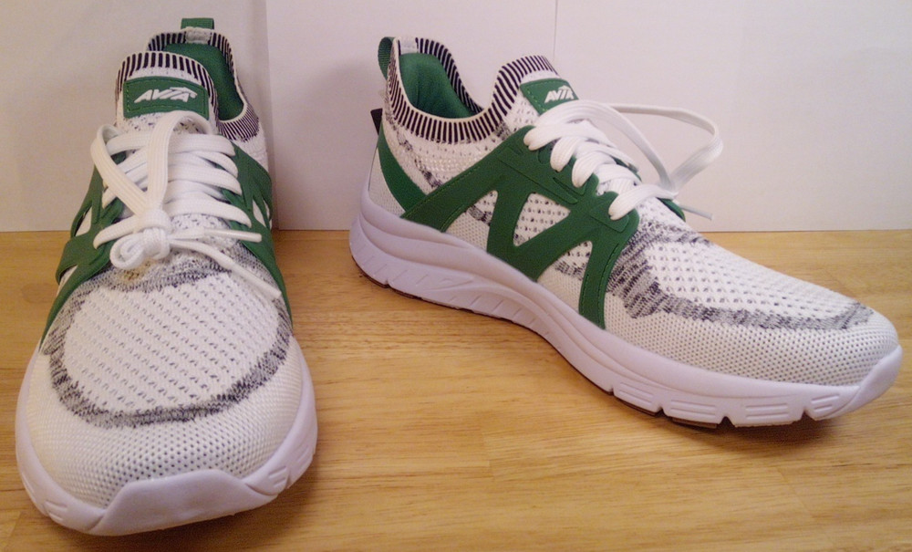 NWT Avia Men's Quickflash Running Sneakers Green/White Size 9.5