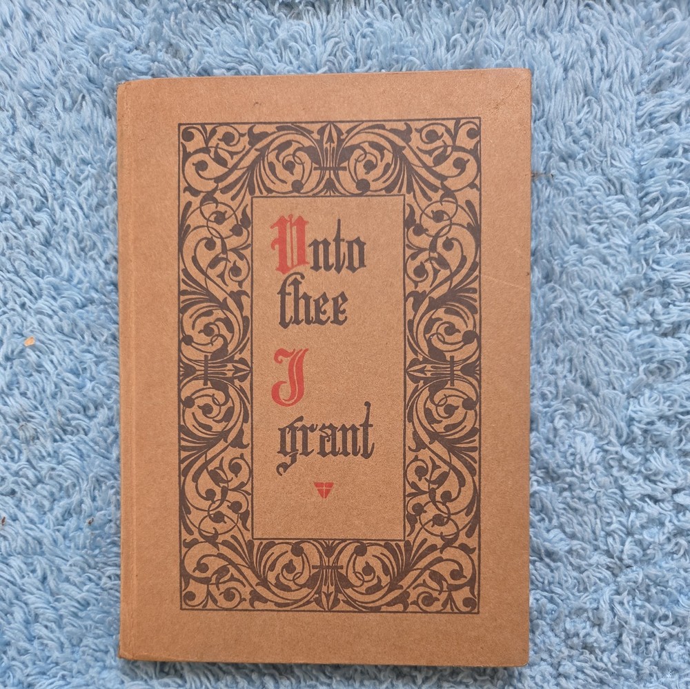 Vintage 1953 UNTO THEE I GRANT Sri Ramatherio, Rosicrucian Library Vol. No. V