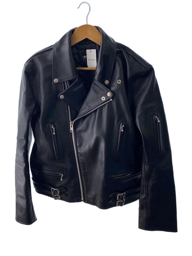Original Roars Single Rider Leather Jacket in Black - Style 272