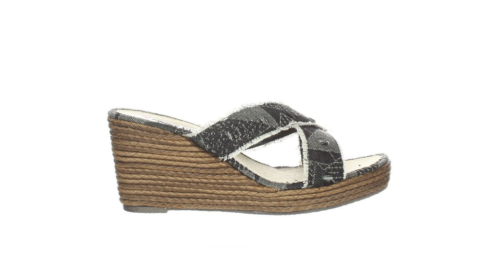 Women's Too Wisk Black Sandals Size 10 by 2 Lips Too