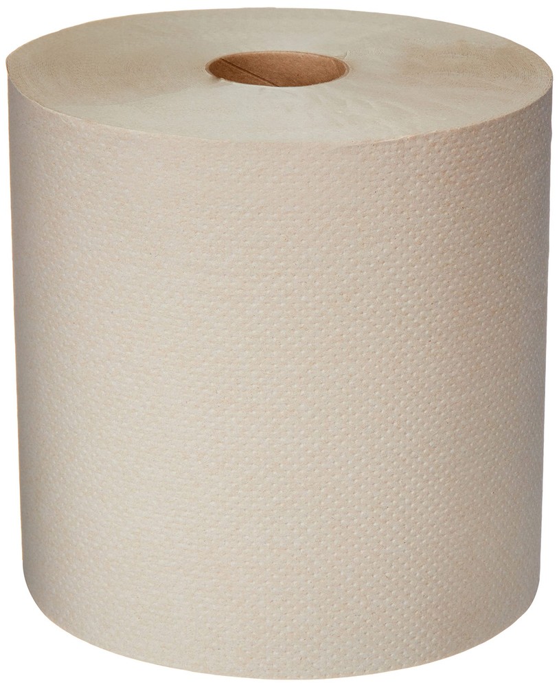 1-Ply Kraft 7.9' Hard Roll Paper Towels Bulk for Business | SOFI-011 | Eco-Friendly
