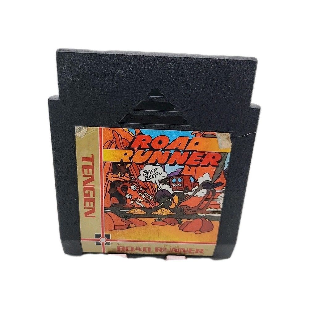 Road Runner Game Cartridge Only Tengen Nintendo Nes Tested And Working