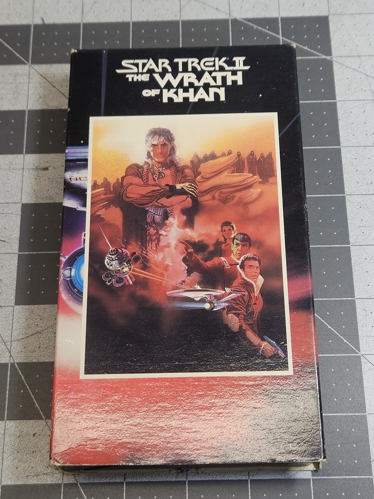 Star Trek II: The Wrath of Khan VHS Tape 1982 Paramount Pictures Sci-Fi Classic