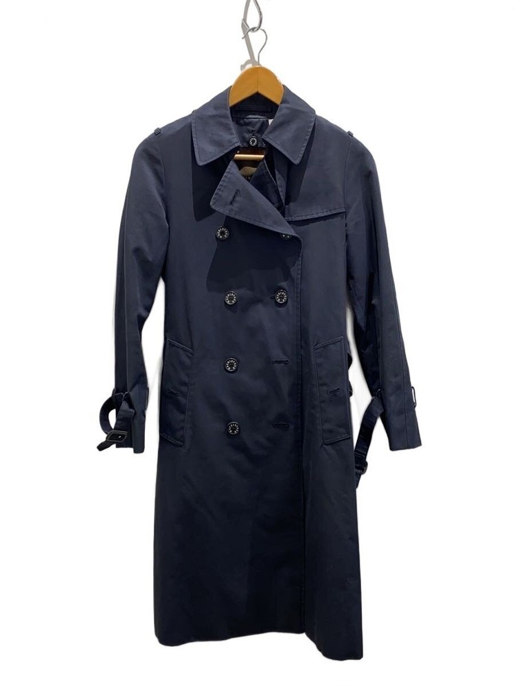 Mackintosh Trench Coat/34/Cotton/Nvy/Yg-Sm-Sm// 60301