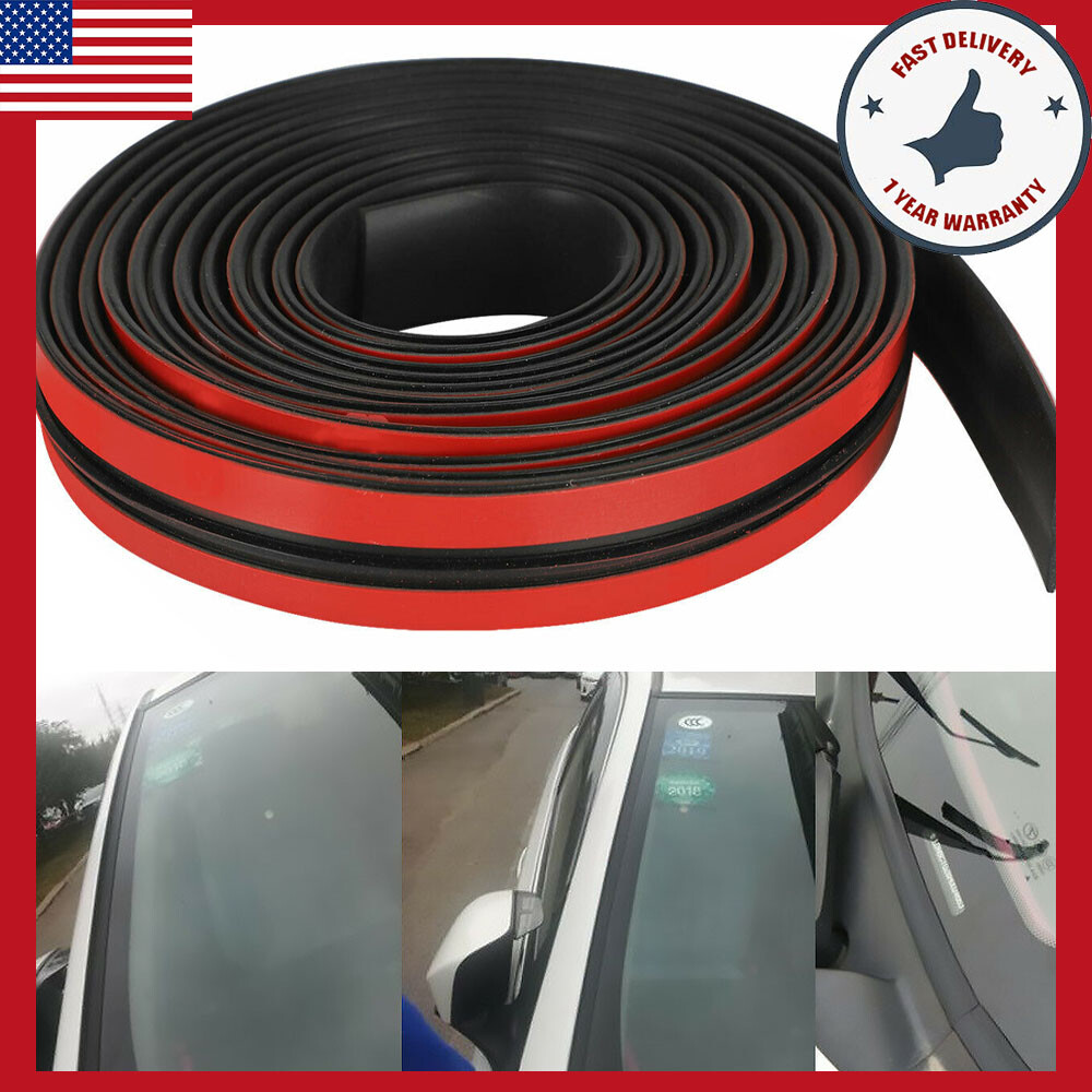 10ft Rear Windshield Trim Moulding Weatherstrip Rubber Seal Strip