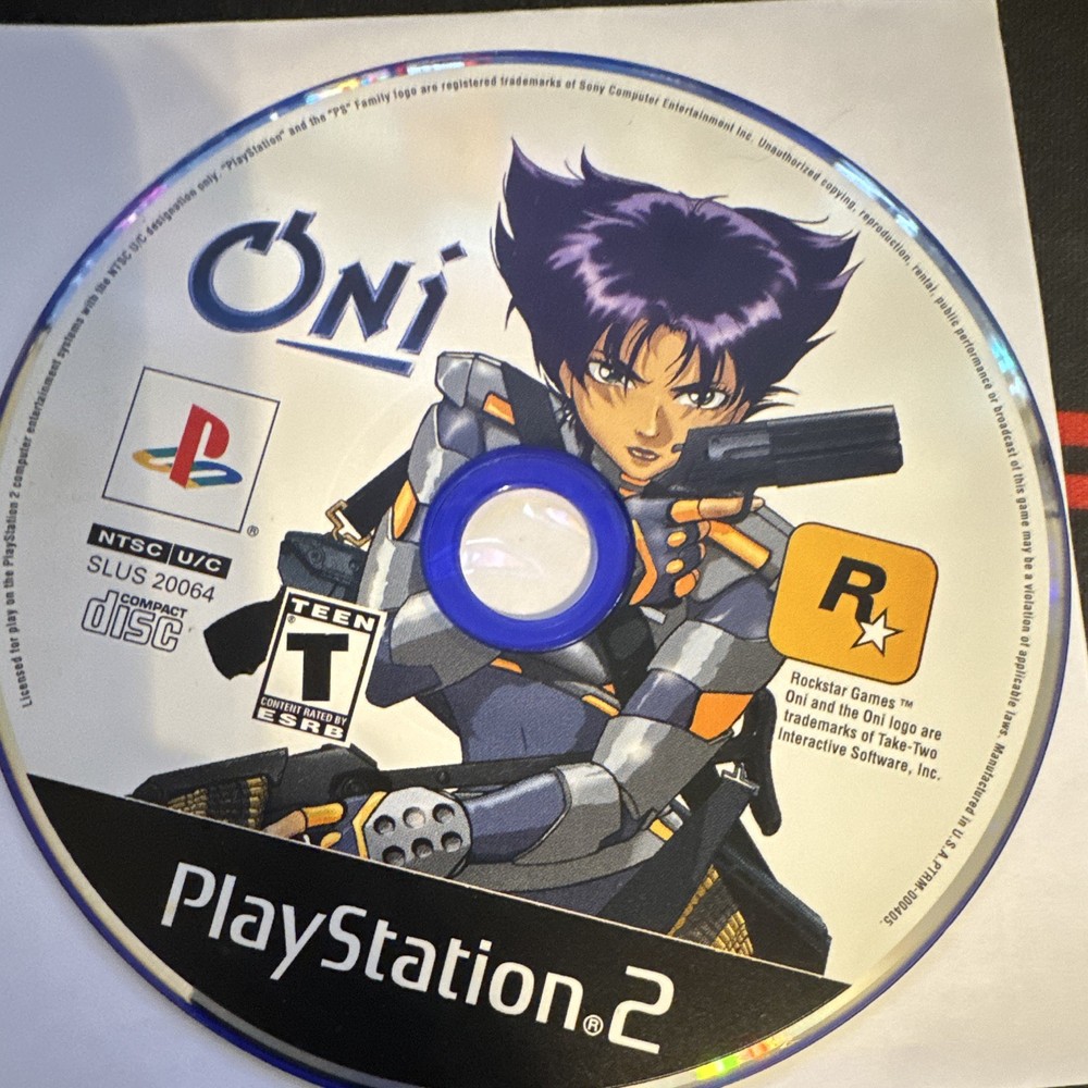 Oni PS2 Sony PlayStation 2, 2001 Disc Only – Tested