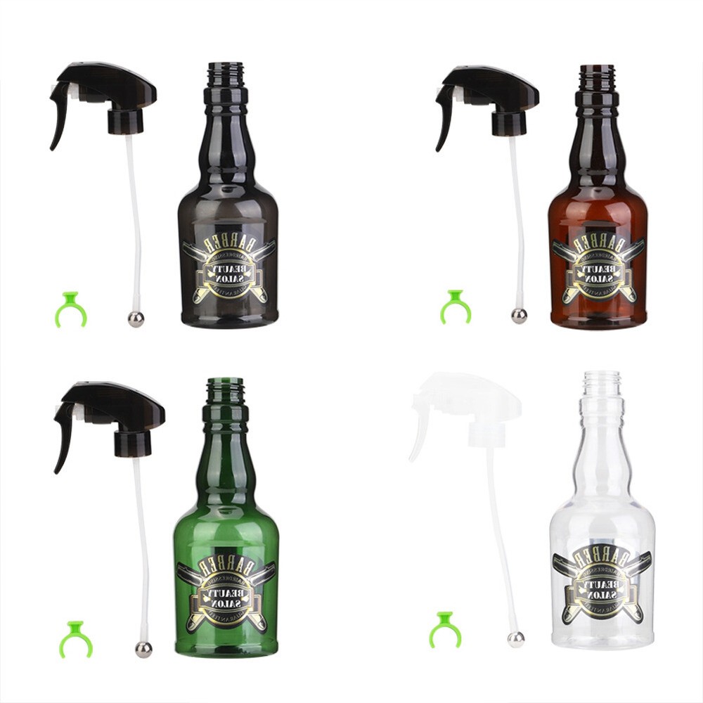 280ml Vintage Water Sprayer Refillable Barber Empty Spray Bottle Hair Accessory