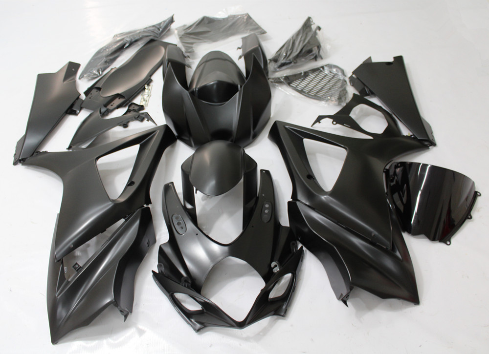 Matte Black Motorcycle Bodywork Fairing Body Kit For Suzuki GSXR1000 2007-2008