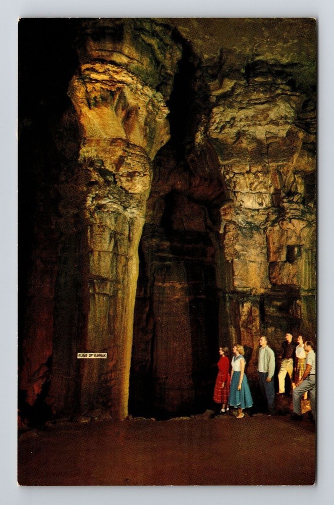 KY-Kentucky, Ruins Karnak in Mammoth Cave, Vintage Postcard