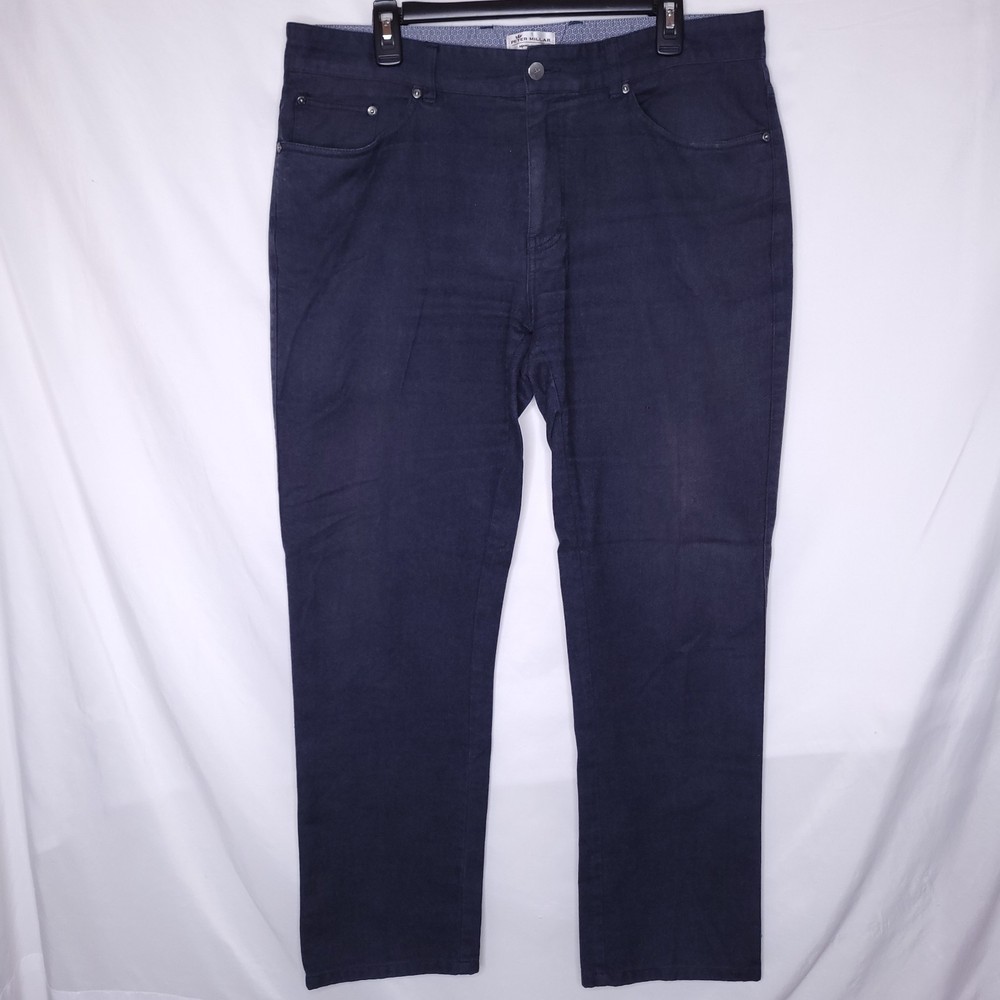 Peter Millar Mountainside Pants Mens 36 Blue Straight Leg