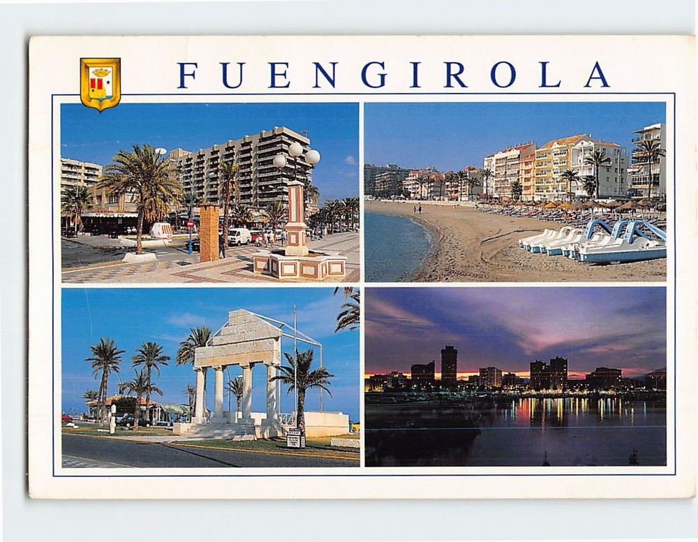 Postcard Scenes & Views Fuengirola Spain