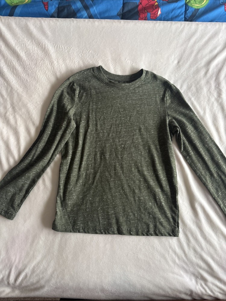 Size 7 Jumping Bean Green Long Sleeve Boys Children’s Shirt