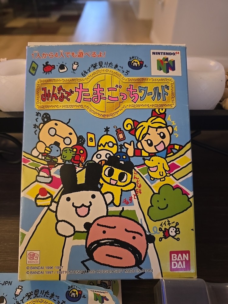 Minna De Tamagotchi World Nintendo 64 N64 Japan Action Adventure Simulation Game