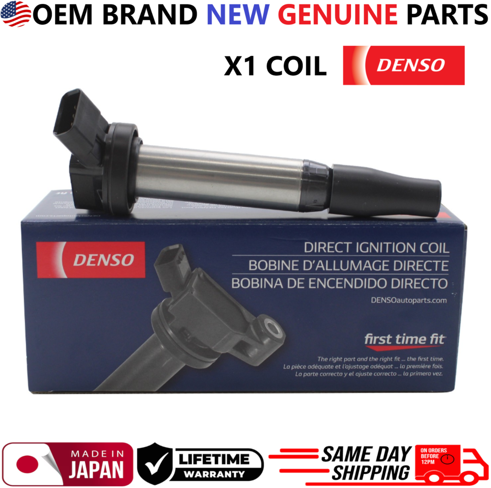 GENUINE DENSO x1 Ignition Coil For 2016-2021 Lexus Toyota 3.5L V6, 90919-A2008