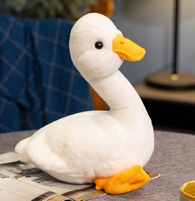 White Duck 15 Inch Stuffed Animal Plush Toys Toddler Doll Kids Gifts