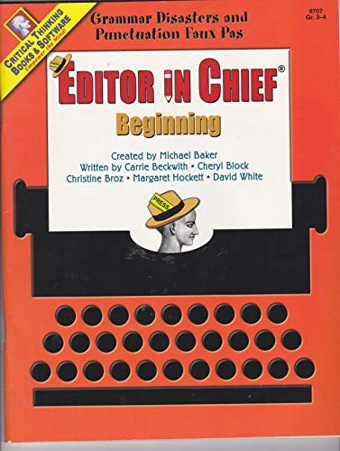 Editor In Chief Beginning Book: Gra..., Hockett, Margar