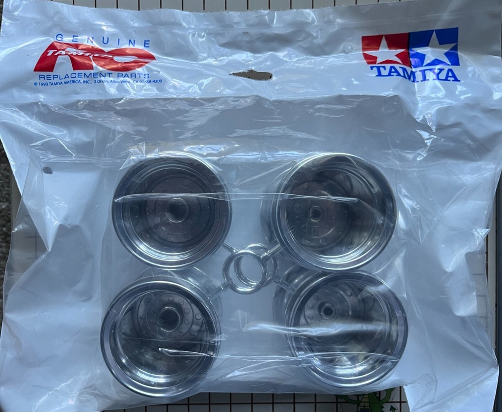 Tamiya RC Wheel Bag Silver Chrome for Midnight Pumpkin: 58365 # 9335442