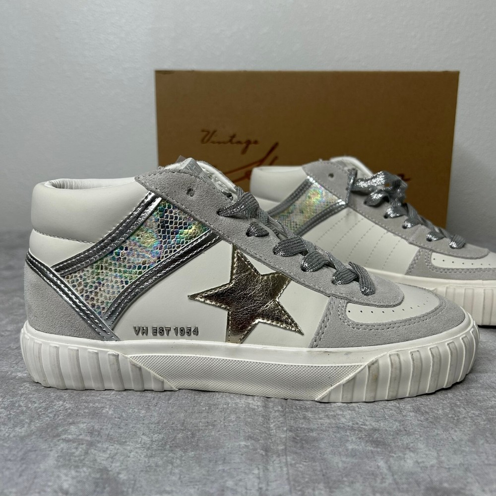 Vintage Havana Always Grey/White Multi Women's High Top Sneakers