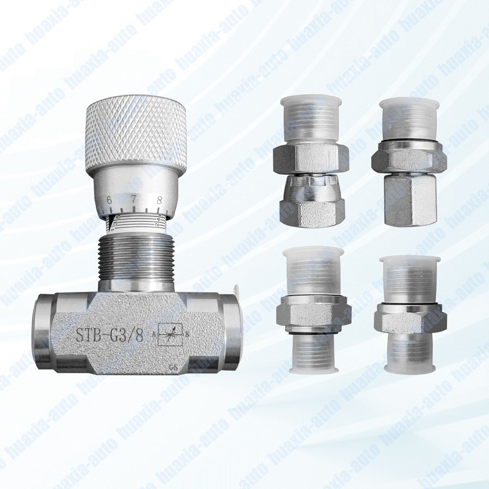 Hydraulic Flow Control Valve - STB-G3/8 - Mini Excavator - AGT - USA-3/8
