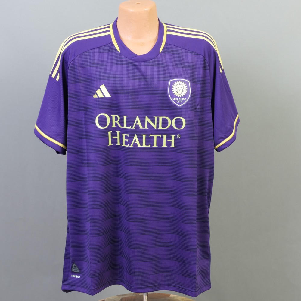NWT Adidas Orlando City SC Authentic 2023-24 Primary Purple Jersey Men's 2XL XXL