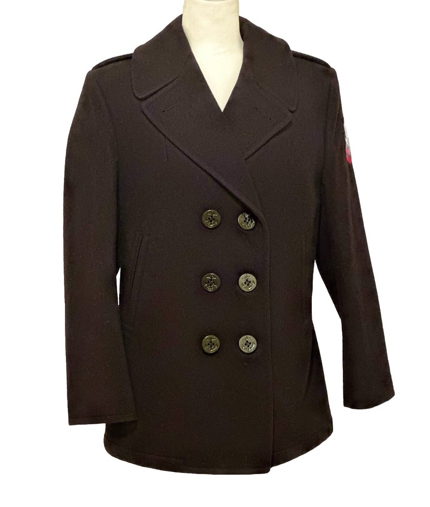 Official US Navy Wool Peacoat Heavy DSCP Quarterdeck Overcoat 12R