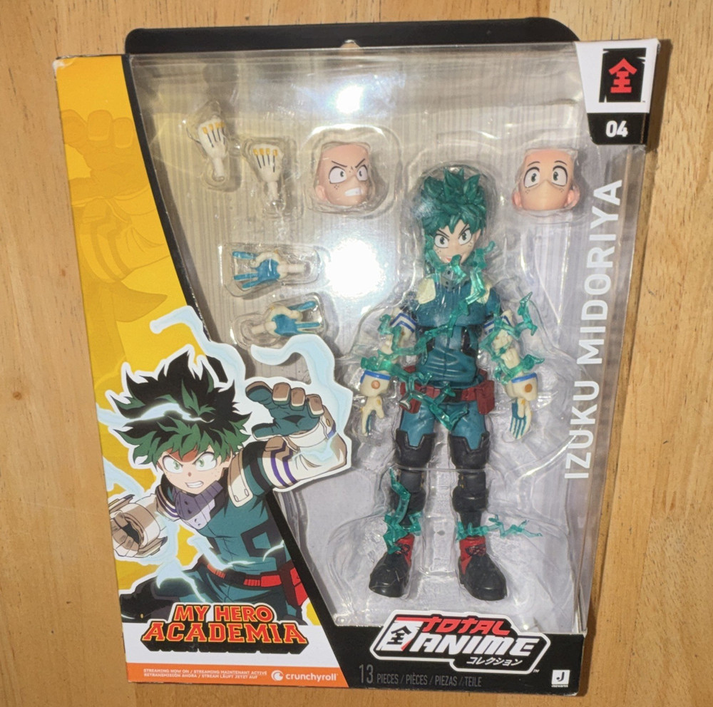 Jazwares Total Anime My Hero Academia Izuku Midoriya Figure Boxed #04
