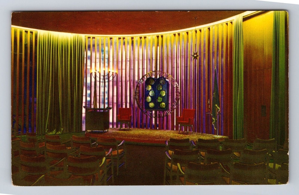 Colorado Springs CO-Colorado US Air Force Academy Jewish Chapel Vintage Postcard