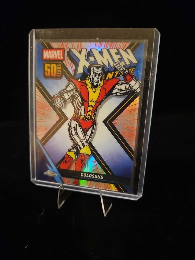 Colossus 2025 Topps Chrome Marvel 50 Years  X-Men Giant Refractor Card-#XM-2