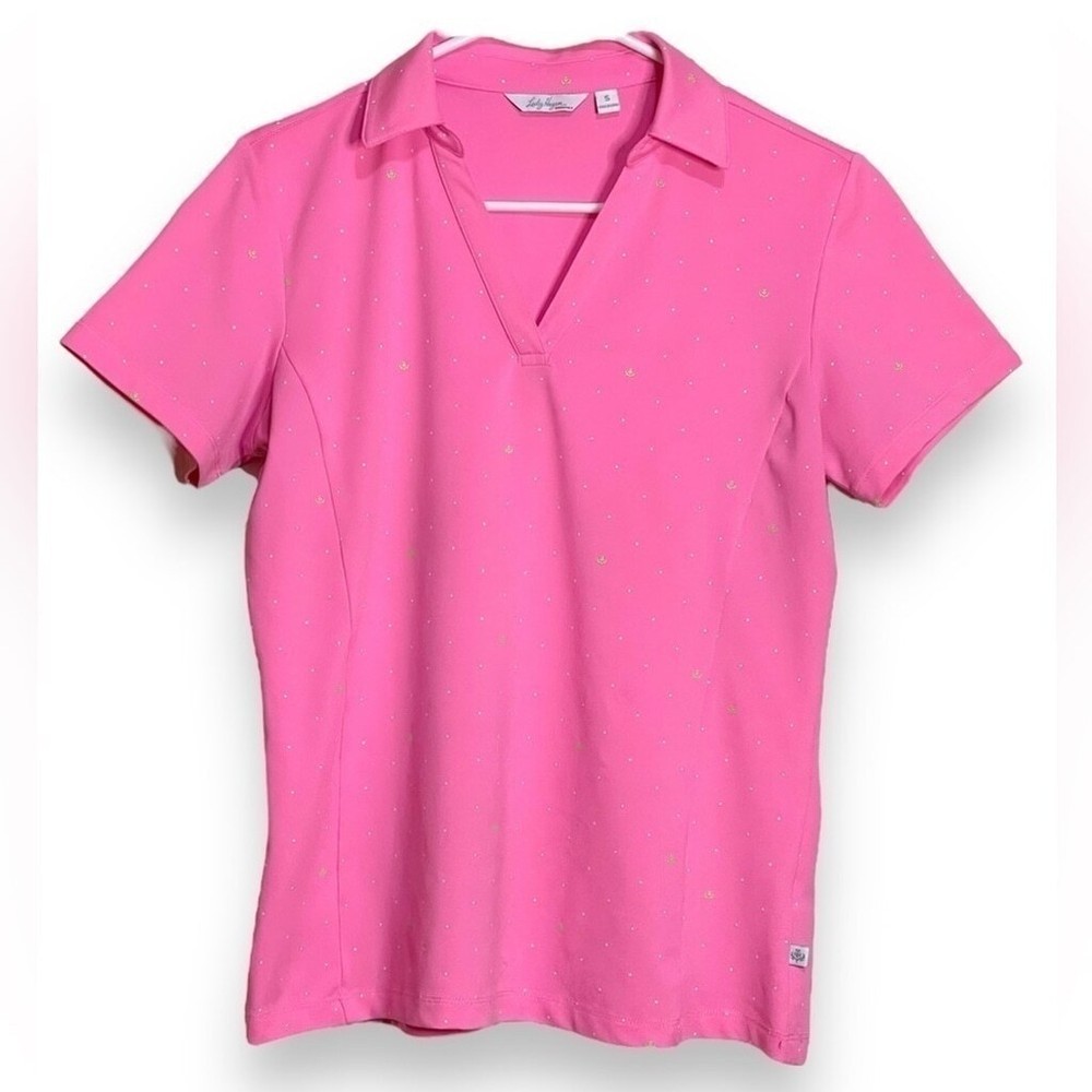Lady Hagen Golf Polo Bright Pink Women’s Size Small