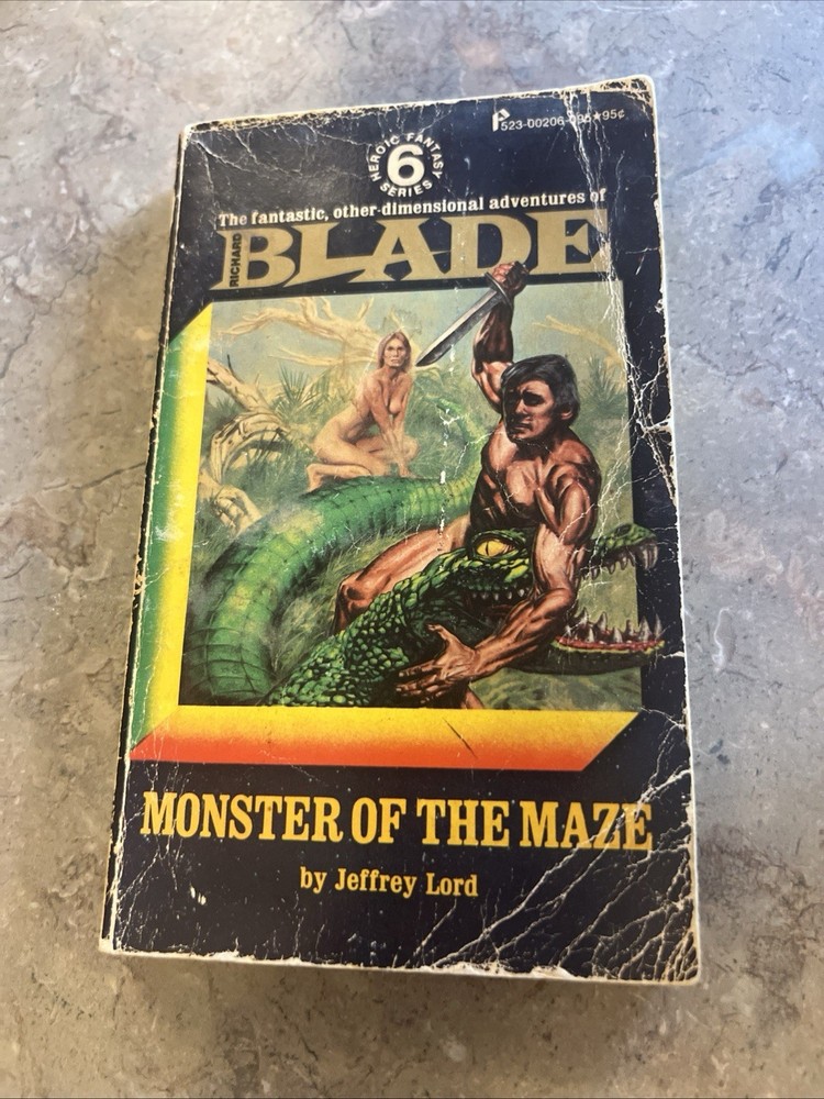Vintage Monster of the Maze #6  By Jeffrey Lord 1973  Blade